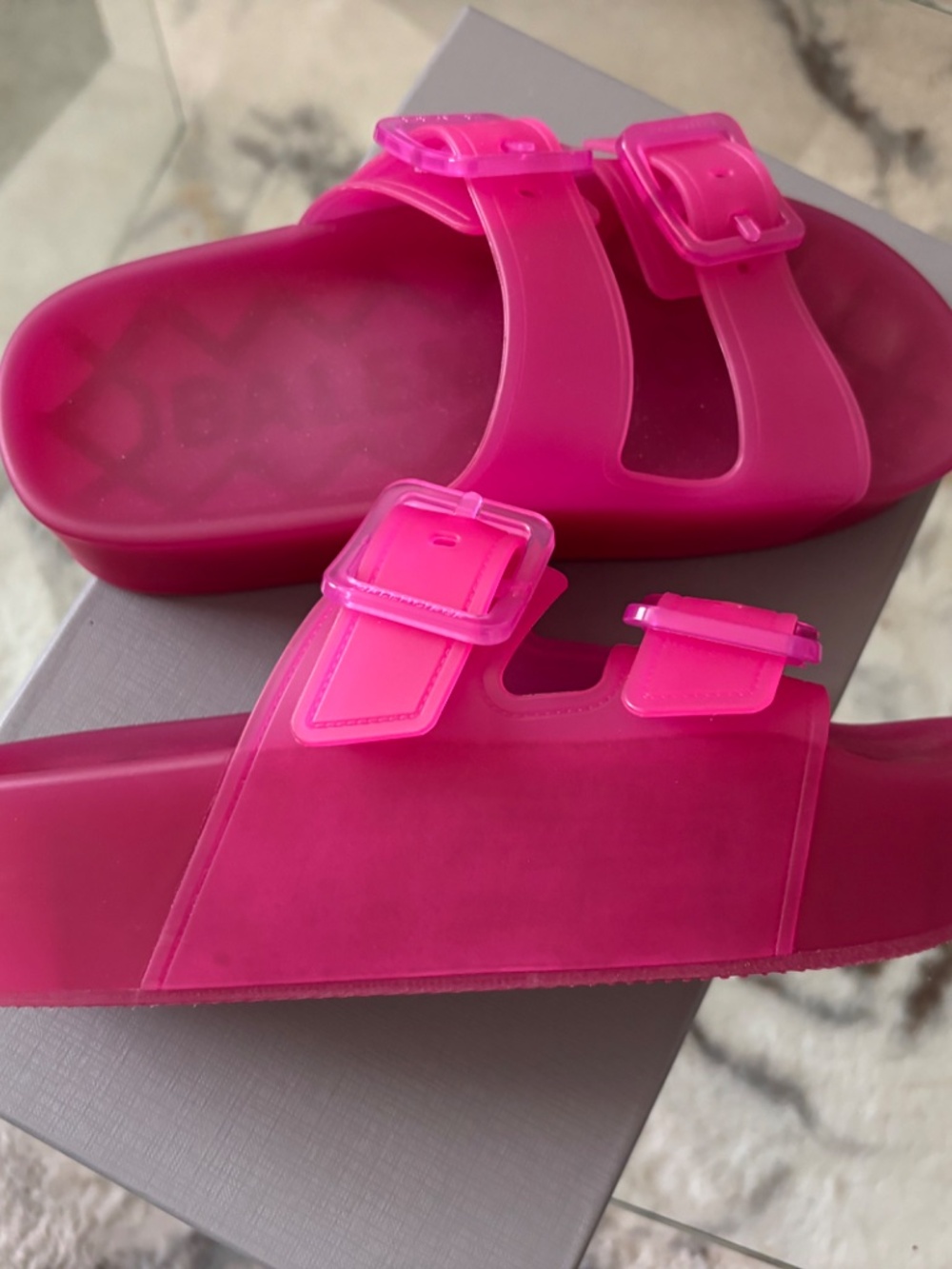 Balenciaga Platform Plastic Sandals View 4